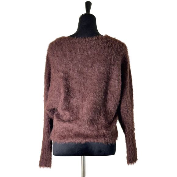 Jessica Simpson Sweater Brown Mohair Sz XS - Picture 3 of 4